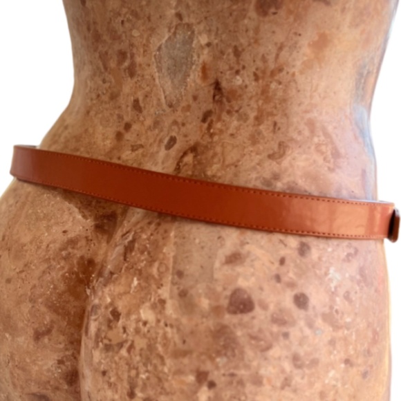 Pastel Corral Orange Belt Sythetic Leather Belt - Picture 5 of 9